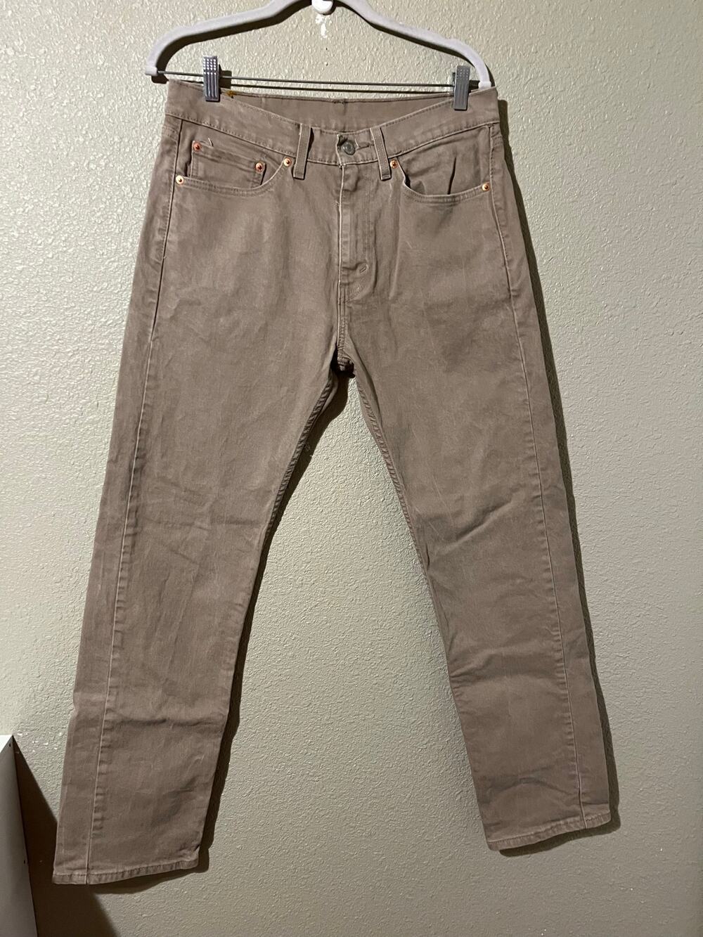 Levi’s 505 men’s tan  jeans size 32 x 32